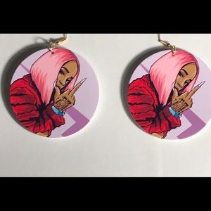NWOT Wooden Earrings